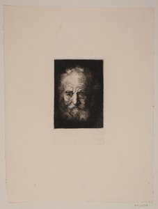 Oude man. Studie naar Rembrandt