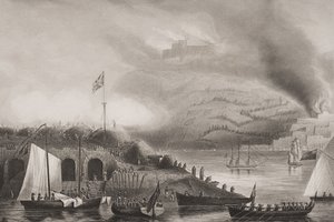 De Bestorming van San Sebastian, 31 augustus 1813, illustratie uit 