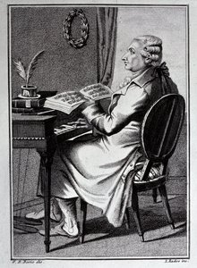 Portret van Antonio Sacchini (tekening)