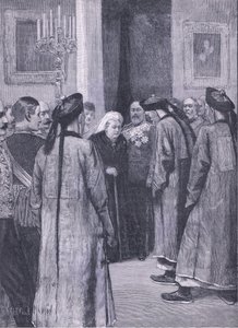 Bezoek van Li Hung-Chang aan de Koningin in Osborne, illustratie uit Cassells Geschiedenis van Engeland, 1900s