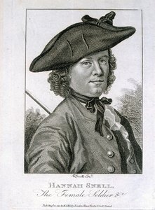 Hannah Snell, de Vrouwelijke Soldaat, gepubliceerd door R.S. Kirby, 1804 door G. Scott