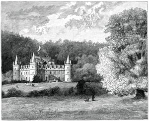Kasteel Inverary, West-Schotland, 1900