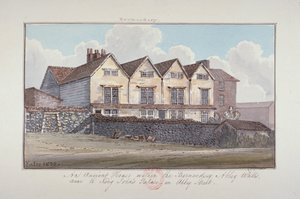Abdij van St Saviour, Bermondsey, Londen, 1825