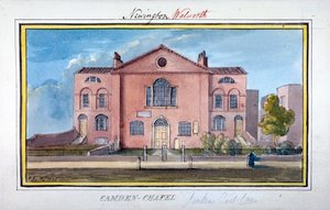 Camden Chapel, East Lane, Southwark, Londen, 1825 door G Yates