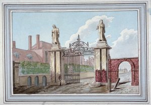 Ingang van de Haberdashers