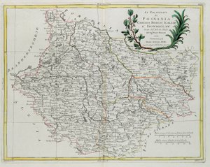 De Palatijnen van Posnania, Gniesno, Brzesc, Kalisz en Inovroclav, gravure door G. Zuliani uit Tome III van de "Nieuwste Atlas" gepubliceerd in Venetië in 1781 door Antonio Zatta, Privécollectie door G. Zuliani