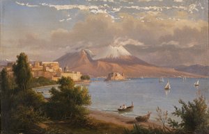 Napels met Vesuvius