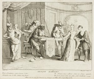 Plaat uit Livre de Scènes Comiques