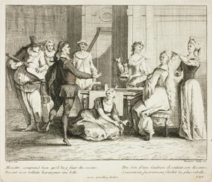 Plaat uit Livre de Scènes Comiques