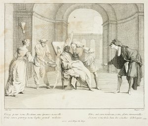 Plaat uit Livre de Scènes Comiques