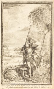 Frontispice: allegorische compositie door Gabriel Jacques de Saint Aubin