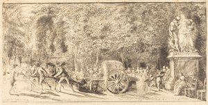 De sproeiton door Gabriel Jacques de Saint Aubin