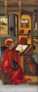 Sint Lucas de Evangelist, 1478 door Gabriel Mälesskircher