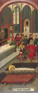 Het Wonder van de Hostie bij het Graf van Sint Jan, 1478 door Gabriel Mälesskircher