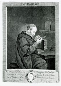 Portret van Michel Nostradamus (1503-66) gegraveerd door Christian von Mechel, 1762 door Gabriel Metsu