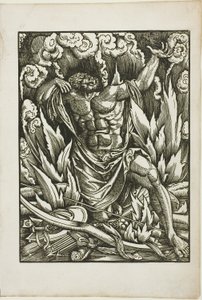 De Werken van Hercules: Hercules op de Brandstapel door Gabriel Salmon