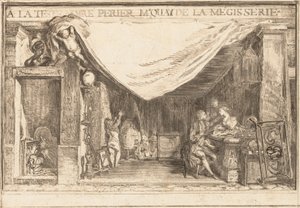 De Winkel van M. Périer, IJzerhandelaar, 1767 door Gabriel de Saint Aubin