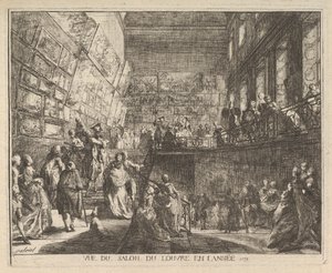Vue du Salon du Louvre en l