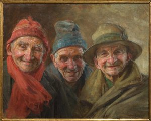 Drie vrienden door Gaetano Bellei