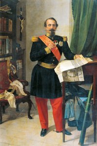 Portret van Napoleon III door Gaetano Belvederi