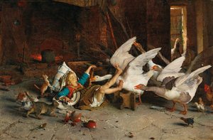 Een catastrofe Una catastrofe, 1887 door Gaetano Chierici