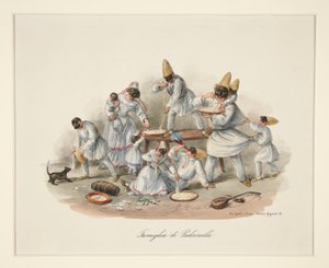 Famiglia di Pulcinella door Gaetano Dura
