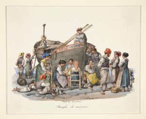 Famiglie di Marinari door Gaetano Dura