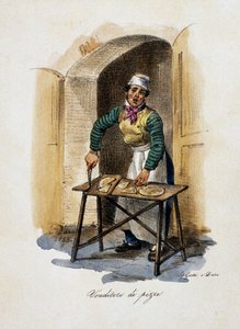 Pizzaverkoper door Gaetano Dura