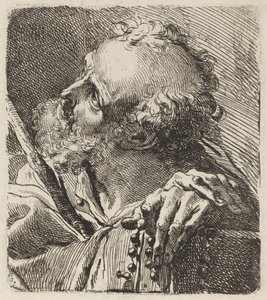 Borstbeeld van een Heilige door Gaetano Gandolfi