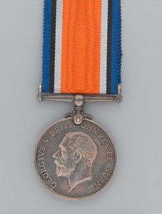 Britse Oorlogsmedaille 1914-20 toegekend aan soldaat Andreya door Gaetano Matteo Monti