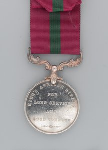 Medaille voor Lange Dienst en Goed Gedrag, Regiments Sergeant Majoor Hassan Jabir, The King