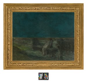 Maanlichte Nacht door Gaetano Previati