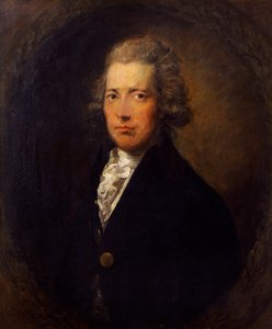 Portret van William Pitt de Jongere, Britse staatsman, ca. 1787