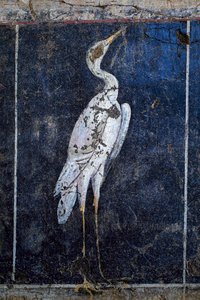 Romeinse muurschildering door Gallo-Roman