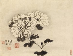 Chrysanten door Gao Qipei