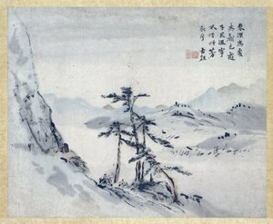 Schildering door Gao Qipei