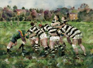 Een Rugbywedstrijd, 1989