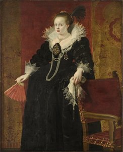 Anna van Oostenrijk, gemalin van keizer Mathias, ca. 1615 door Gaspar De Crayer