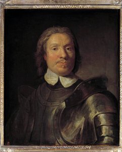 Portret van Olivier Cromwell door Gaspar de (after) Crayer