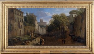 Via Capo le Case door Gaspar van Wittel