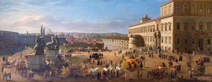 Uitzicht op Rome vanaf het Quirinaalplein