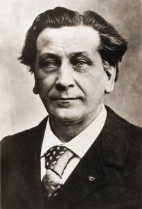 François Coppée (1842-1908), Franse dichter en toneelschrijver, gefotografeerd door Nadar