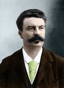 Guy de Maupassant (1850-1893), Franse schrijver door Nadar door Gaspard Felix Tournachon Nadar