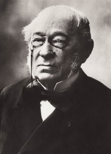 Johann Strauss Jr. (1825-1899), Oostenrijkse muzikant. Door Nadar door Gaspard Felix Tournachon Nadar