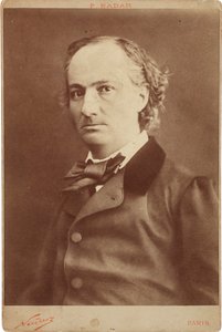 Portret van Charles Baudelaire 1821-1867 door Gaspard Félix Nadar