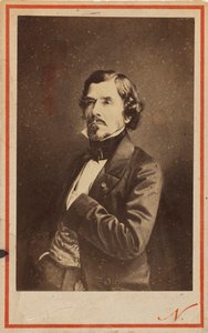 Portret van Eugène Delacroix 1798-1863, 1858 door Gaspard Félix Nadar