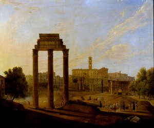 Rome: uitzicht op het Forum richting het Capitool