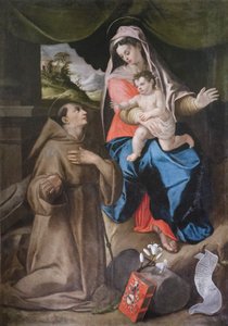 Madonna met Kind en Sint Antonius van Padua