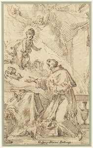Het Christuskind verschijnt aan H. Antonius van Padua