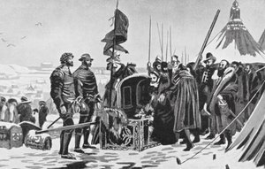 Het Beleg van Metz door Gaston Melingue